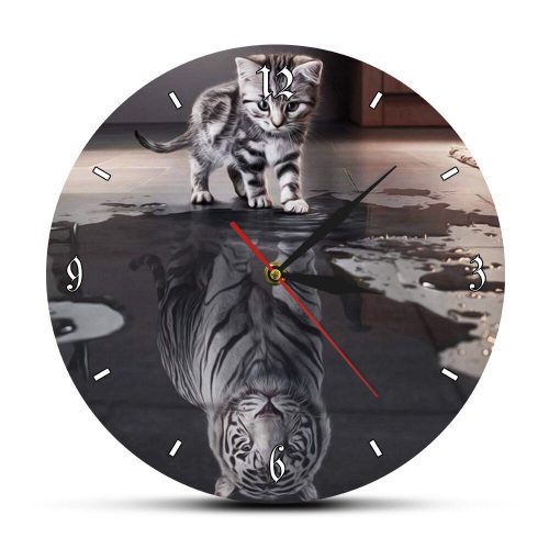 Reloj Gato Tigre blanco