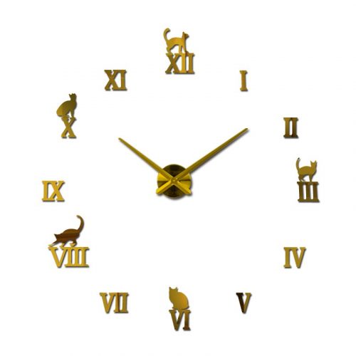Reloj Gato Dorado