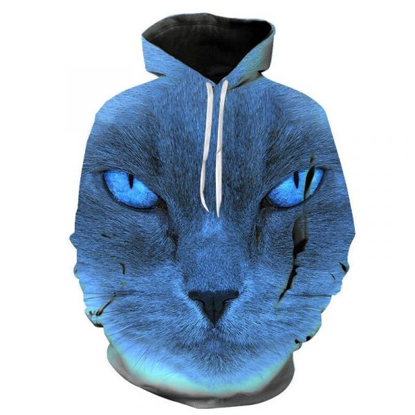 Sudadera Gato Azul